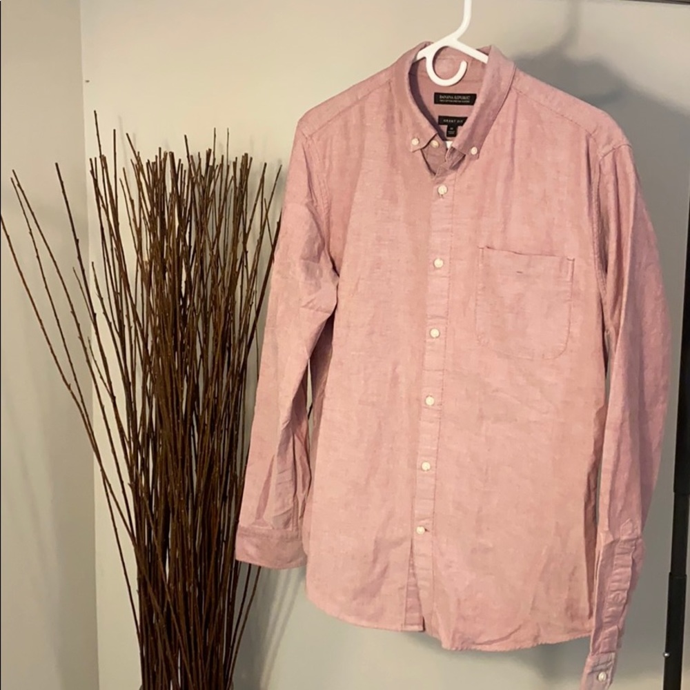Men’s Banana Republic Casual Button-Down Grant Fit